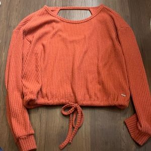 Hollister open back sweater